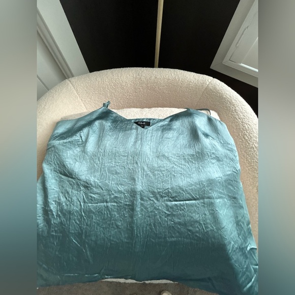 Rails SET | Crushed Satin Skirt Set | Anya Midi Skirt + Paola Tank Tide Size M - Picture 12 of 16